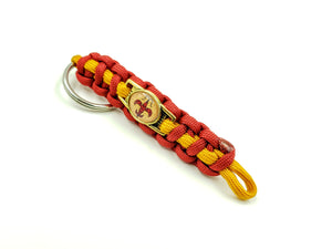 Crawfish Fleur De Lis Paracord Bracelet, Keychain, or Necklace