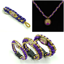 Load image into Gallery viewer, St. Augustine High School Paracord Bracelet, Keychain, or Necklace