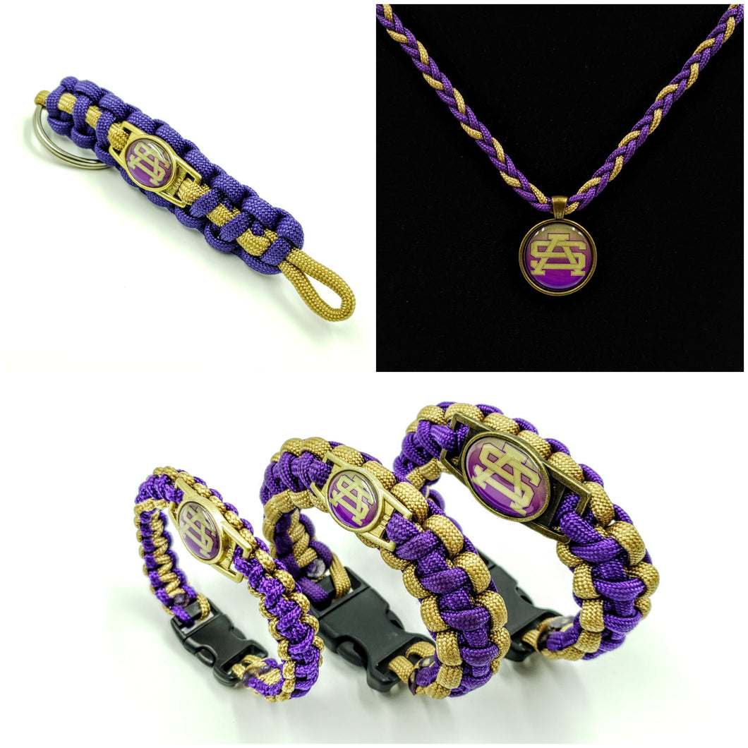 St. Augustine High School Paracord Bracelet, Keychain, or Necklace