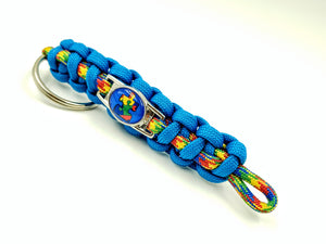 Autism Awareness Paracord Bracelet, Keychain, or Necklace