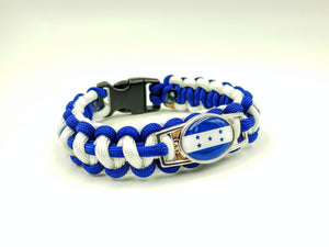 Honduras Flag Paracord Bracelet, Keychain, or Necklace