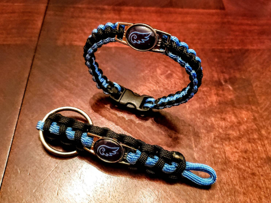 Angelman Syndrome Awareness Paracord Bracelet, Keychain, or Necklace