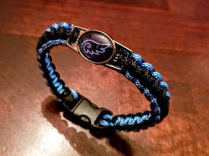 Angelman Syndrome Awareness Paracord Bracelet, Keychain, or Necklace