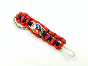 Cajun Acadiana Flag Bracelet, Keychain or Necklace