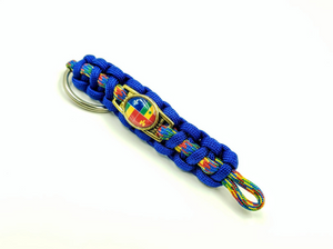 Louisiana Creole Flag Bracelet, Keychain or Necklace