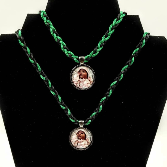 Braided 2025 paracord necklace