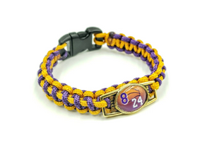 Kobe 8 24 Paracord Bracelet, Keychain or Necklace