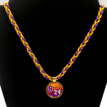 Load image into Gallery viewer, Kobe 8 24 Paracord Bracelet, Keychain or Necklace