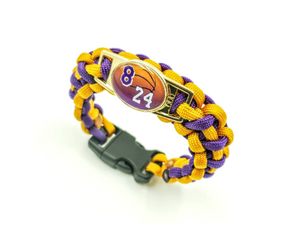 Kobe 8 24 Paracord Bracelet, Keychain or Necklace