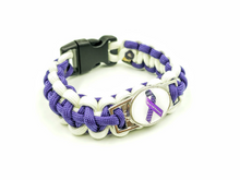 Load image into Gallery viewer, Mast Cell Diseases Awareness Paracord Bracelet, Keychain, or Necklace