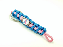 Load image into Gallery viewer, Pregnancy, Infant and Child Loss Awareness Paracord Bracelet, Keychain, or Necklace