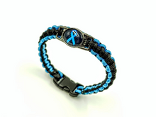 Load image into Gallery viewer, Prostate Cancer Awareness Paracord Bracelet, Keychain, or Necklace