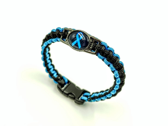 Prostate Cancer Awareness Paracord Bracelet, Keychain, or Necklace ...