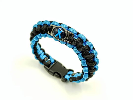 Prostate Cancer Awareness Paracord Bracelet, Keychain, or Necklace ...