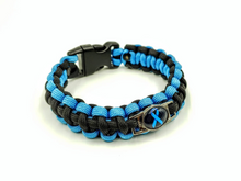 Load image into Gallery viewer, Prostate Cancer Awareness Paracord Bracelet, Keychain, or Necklace