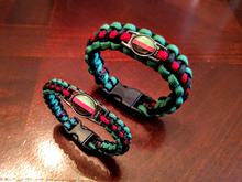 Load image into Gallery viewer, Republic of New Afrika Flag Bracelet, Keychain or Necklace