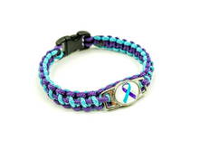 Load image into Gallery viewer, Suicide Prevention Awareness Paracord Bracelet, Keychain, or Necklace