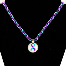 Load image into Gallery viewer, Suicide Prevention Awareness Paracord Bracelet, Keychain, or Necklace