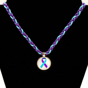 Suicide Prevention Awareness Paracord Bracelet, Keychain, or Necklace