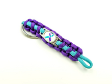 Load image into Gallery viewer, Suicide Prevention Awareness Paracord Bracelet, Keychain, or Necklace