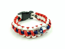 Load image into Gallery viewer, Texas Flag Bracelet, Keychain or Necklace