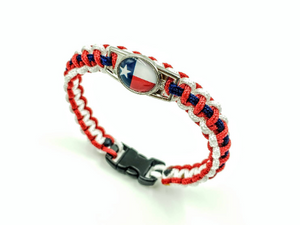 Texas Flag Bracelet, Keychain or Necklace