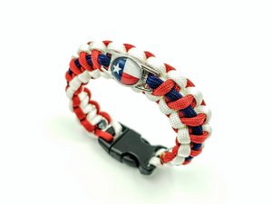 Texas Flag Bracelet, Keychain or Necklace