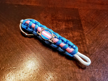 Load image into Gallery viewer, Trans Pride Flag Bracelet, Keychain or Necklace